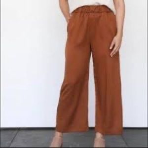 Only child - cove pants in clay - size large